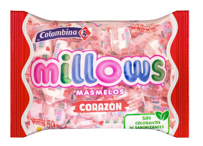 Millows Corazon x 50 UND